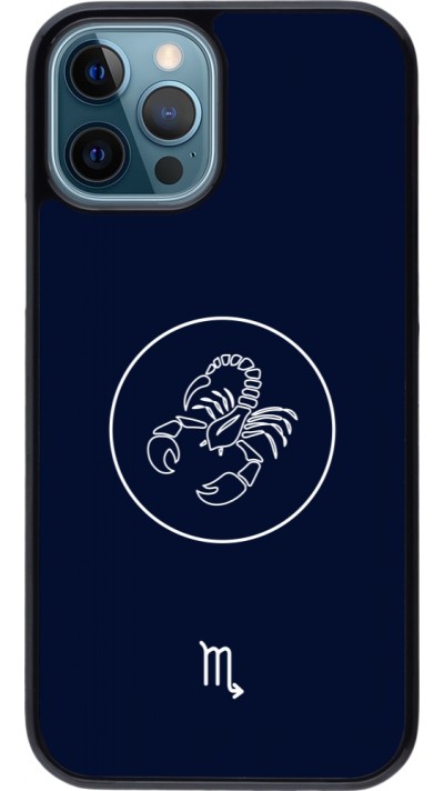 Coque iPhone 12 / 12 Pro - Astrologie Scorpion