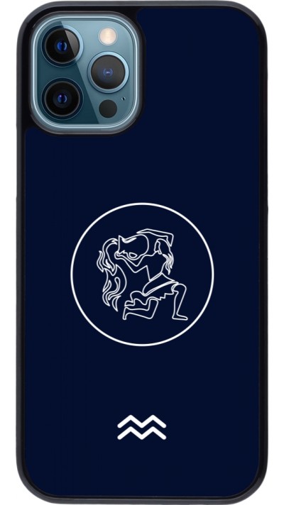 Coque iPhone 12 / 12 Pro - Astrologie Verseau