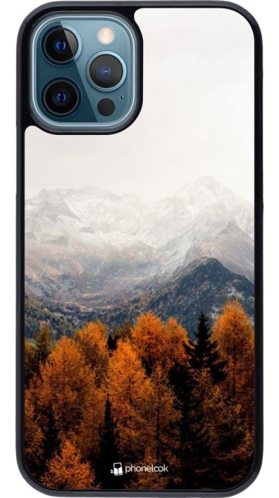 Coque iPhone 12 / 12 Pro - Autumn 21 Forest Mountain