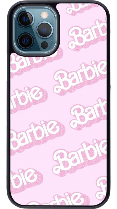 Coque iPhone 12 / 12 Pro - Barbie light pink pattern