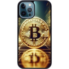 iPhone 12 / 12 Pro Case Hülle - Bitcoin Stehen