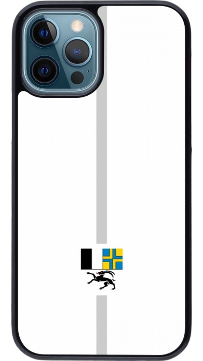 iPhone 12 / 12 Pro Case Hülle - Kanton GR weiss