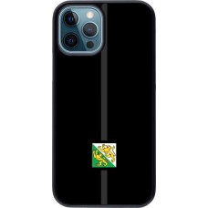 iPhone 12 / 12 Pro Case Hülle - Kanton TG schwarz