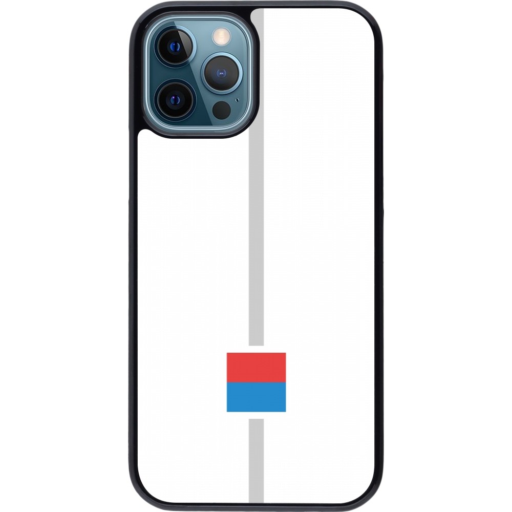 Coque iPhone 12 / 12 Pro - Canton TI blanc