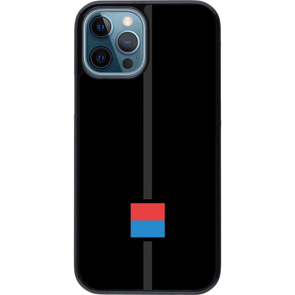 iPhone 12 / 12 Pro Case Hülle - Kanton TI schwarz