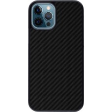 Coque iPhone 12 / 12 Pro - Carbon Basic