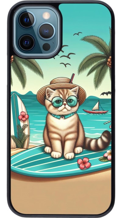iPhone 12 / 12 Pro Case Hülle - Chat Surf Stil