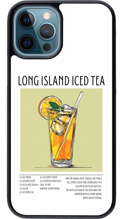 iPhone 12 / 12 Pro Case Hülle - Cocktail Rezept Long Island Ice Tea