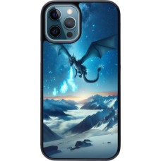 iPhone 12 / 12 Pro Case Hülle - Drache nächtliche Berg