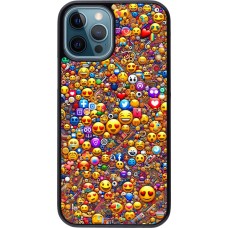 iPhone 12 / 12 Pro Case Hülle - Emoji gemischt