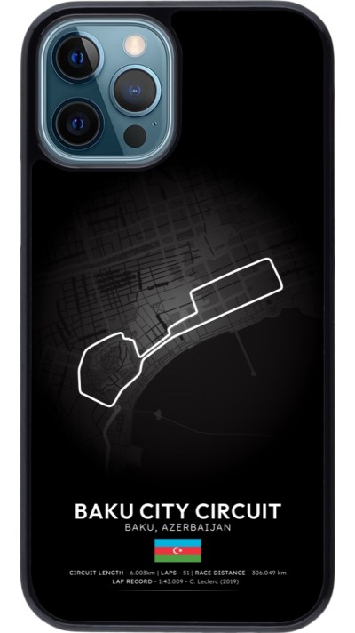 Coque iPhone 12 / 12 Pro - F1 Track 2025 Azerbaijan