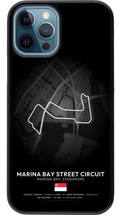 Coque iPhone 12 / 12 Pro - F1 Track 2025 Singapore