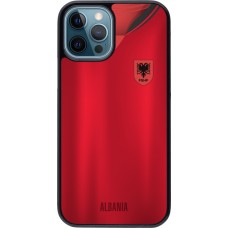 Coque iPhone 12 / 12 Pro - Maillot de football Albanie personnalisable