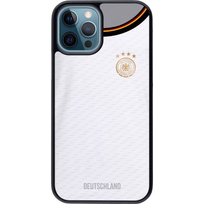 Coque iPhone 12 / 12 Pro - Maillot de football Allemagne 2022 personnalisable