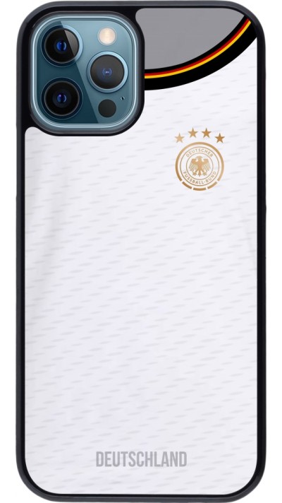 iPhone 12 / 12 Pro Case Hülle - Deutschland 2022 personalisierbares Fußballtrikot