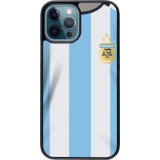 iPhone 12 / 12 Pro Case Hülle - Argentinien 2022 personalisierbares Fussballtrikot