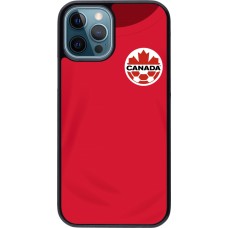 Coque iPhone 12 / 12 Pro - Maillot de football Canada 2022 personnalisable
