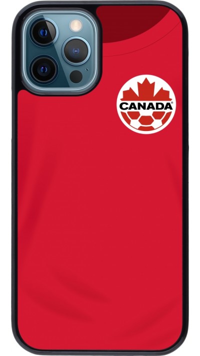 iPhone 12 / 12 Pro Case Hülle - Kanada 2022 personalisierbares Fussballtrikot