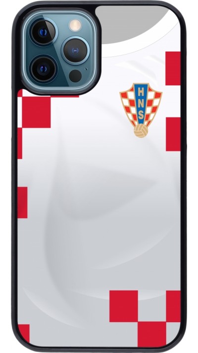 iPhone 12 / 12 Pro Case Hülle - Kroatien 2022 personalisierbares Fussballtrikot