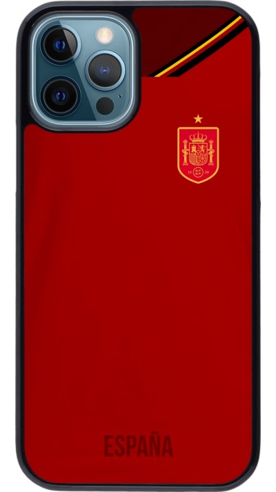 iPhone 12 / 12 Pro Case Hülle - Spanien 2022 personalisierbares Fußballtrikot