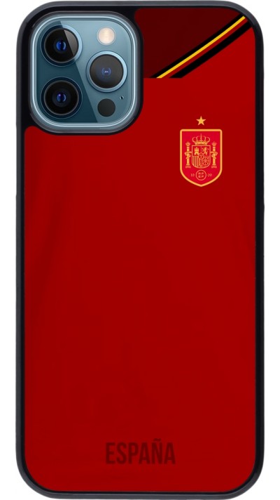 iPhone 12 / 12 Pro Case Hülle - Spanien 2022 personalisierbares Fußballtrikot