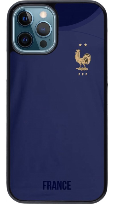 iPhone 12 / 12 Pro Case Hülle - Frankreich 2022 personalisierbares Fussballtrikot