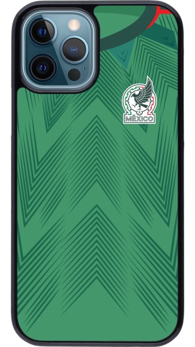 iPhone 12 / 12 Pro Case Hülle - Mexiko 2022 personalisierbares Fussballtrikot