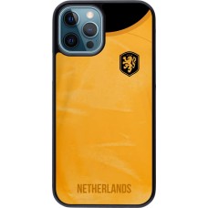 Coque iPhone 12 / 12 Pro - Maillot de football Pays-Bas 2022 personnalisable