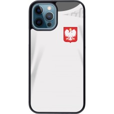 Coque iPhone 12 / 12 Pro - Maillot de football Pologne 2022 personnalisable