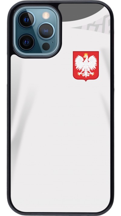 iPhone 12 / 12 Pro Case Hülle - Polen 2022 personalisierbares Fussballtrikot