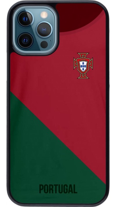 iPhone 12 / 12 Pro Case Hülle - Fussballtrikot Portugal2022