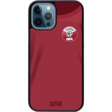 Coque iPhone 12 / 12 Pro - Maillot de football Qatar 2022 personnalisable