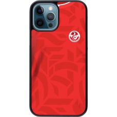 Coque iPhone 12 / 12 Pro - Maillot de football Tunisie 2022 personnalisable