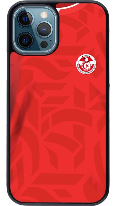 iPhone 12 / 12 Pro Case Hülle - Tunesien 2022 personalisierbares Fussballtrikot