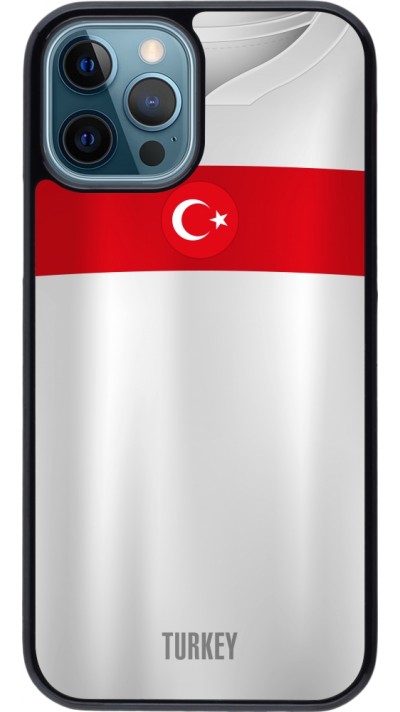 iPhone 12 / 12 Pro Case Hülle - Türkei personalisierbares Fussballtrikot