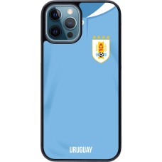 iPhone 12 / 12 Pro Case Hülle - Uruguay 2022 personalisierbares Fussballtrikot