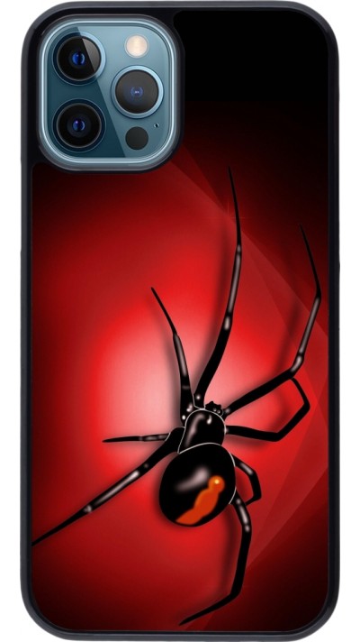 Coque iPhone 12 / 12 Pro - Halloween 2023 spider black widow