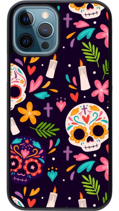 Coque iPhone 12 / 12 Pro - Halloween 2023 mexican style
