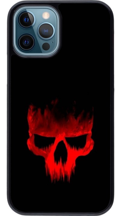 Coque iPhone 12 / 12 Pro - Halloween 2023 scary skull