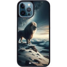 iPhone 12 / 12 Pro Case Hülle - Der weisse Loewe