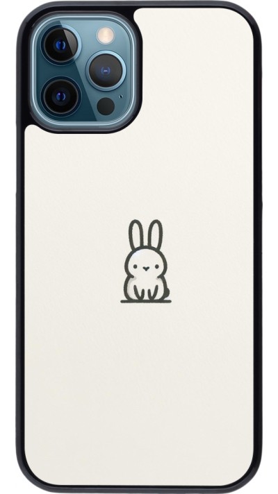 Coque iPhone 12 / 12 Pro - Minimal bunny cutie