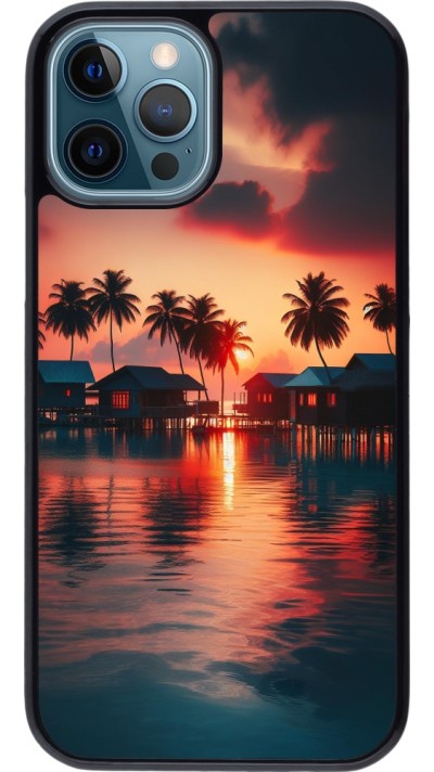 iPhone 12 / 12 Pro Case Hülle - Paradies Malediven