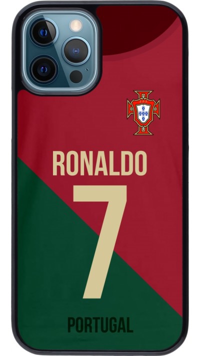 Coque iPhone 12 / 12 Pro - Football shirt Ronaldo Portugal