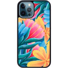 iPhone 12 / 12 Pro Case Hülle - Spring 23 colorful flowers
