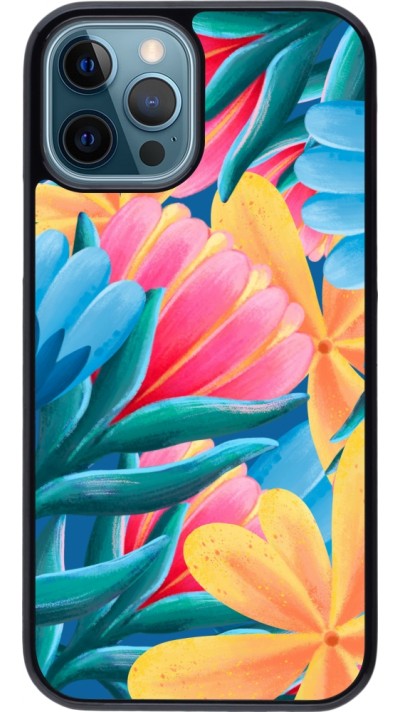 Coque iPhone 12 / 12 Pro - Spring 23 colorful flowers