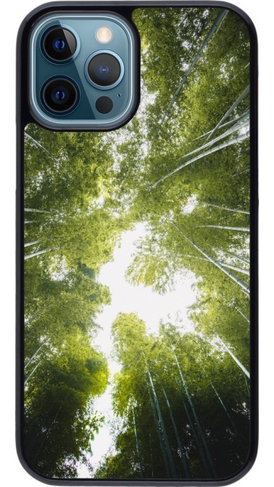 Coque iPhone 12 / 12 Pro - Spring 23 forest blue sky