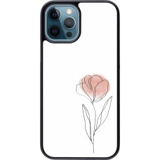 iPhone 12 / 12 Pro Case Hülle - Spring 23 minimalist flower