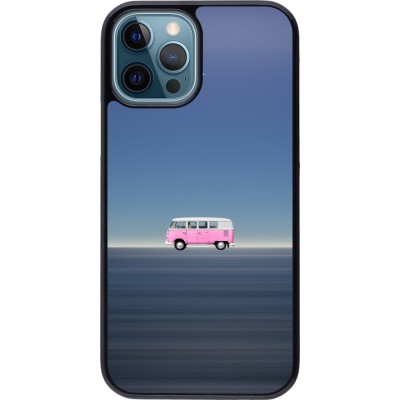 iPhone 12 / 12 Pro Case Hülle - Spring 23 pink bus