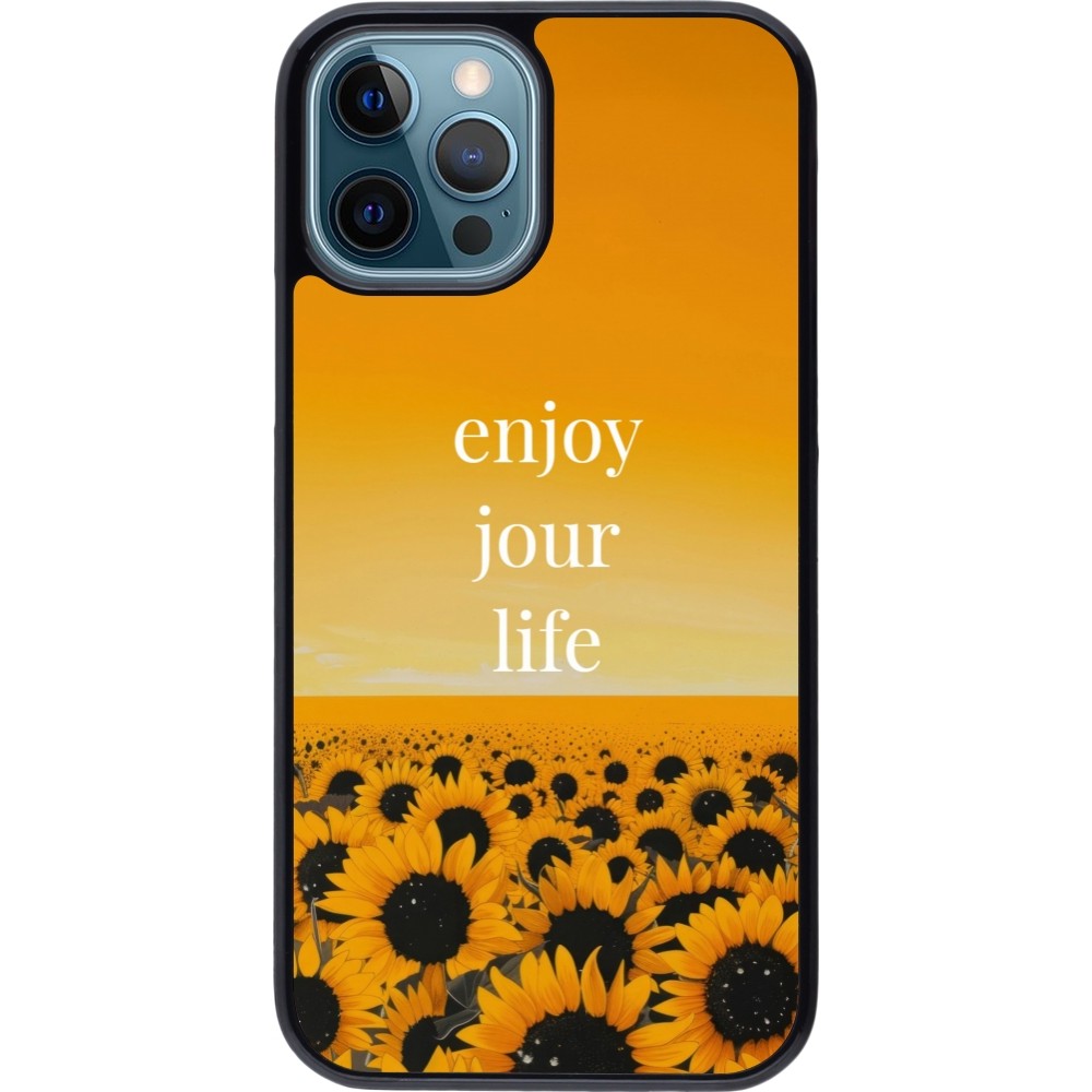 iPhone 12 / 12 Pro Case Hülle - Summer 2025 Enjoy your life