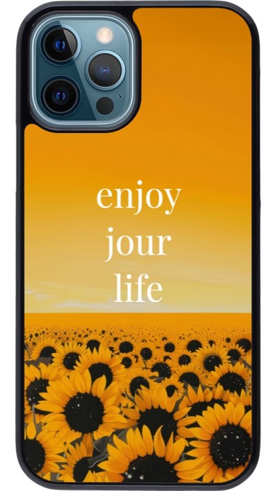 Coque iPhone 12 / 12 Pro - Summer 2025 Enjoy your life
